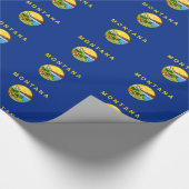 Montana Flag ラッピングペーパー (角)