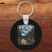 Montana Hiking Camping Hunting Outdoors  キーホルダー (正面)