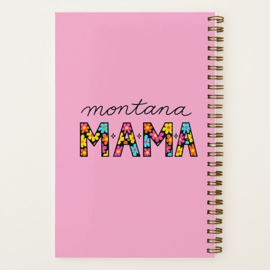 Montana Mama Spiral Notebook ノートブック (裏面)