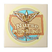 Montana Nurse Caduceus Tile タイル (正面)