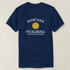 Montana Pickleball Add Clubパートナー名カスタム Tシャツ