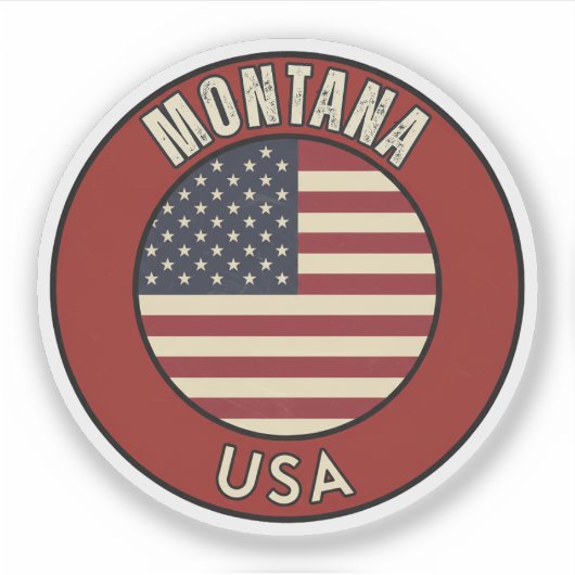 Montana United States of America シール (正面)
