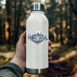 Montana Vinyl Sticker | Big Sky Country Mountain シール