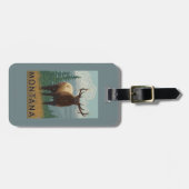 MontanaElk場面 ラゲッジタグ (正面横)