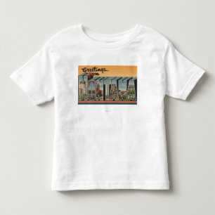 MontanaLargeの手紙ScenesMontana トドラーTシャツ