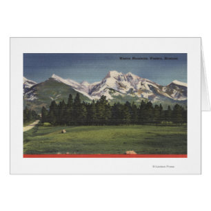 MontanaMontanaの代表団の山景色