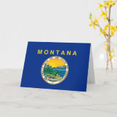 Montanan Flag & Emblem, Flag of Montana カード (黄色い花)