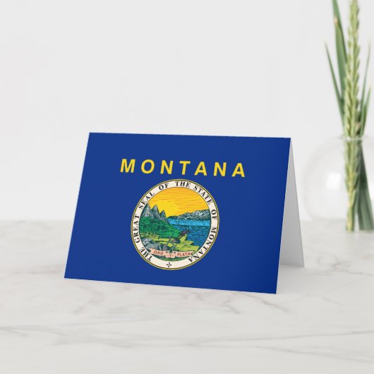 Montanan Flag & Emblem, Flag of Montana カード (正面)