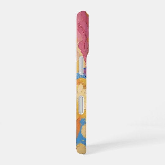 Montañas al amanecer con resplandor iPhone 16ケース (右側面)