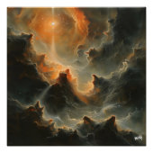 Montañas Cósmicas: Impresionista y Surrealista. ポスター (正面)