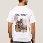 Montañas y Pistoleros del Lejano Oeste Tシャツ (裏面)