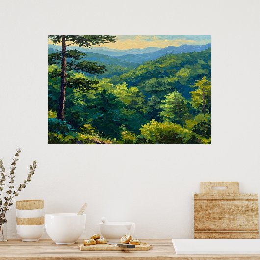 Montane Forest ポスター (キッチン)