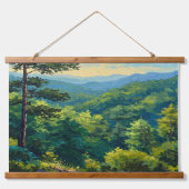 Montane Forest 吊り下げ型タペストリー (正面)