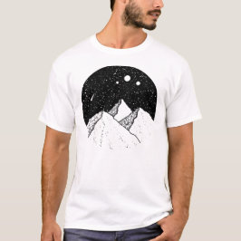 Montanha Mística em Pontilhismo Tシャツ