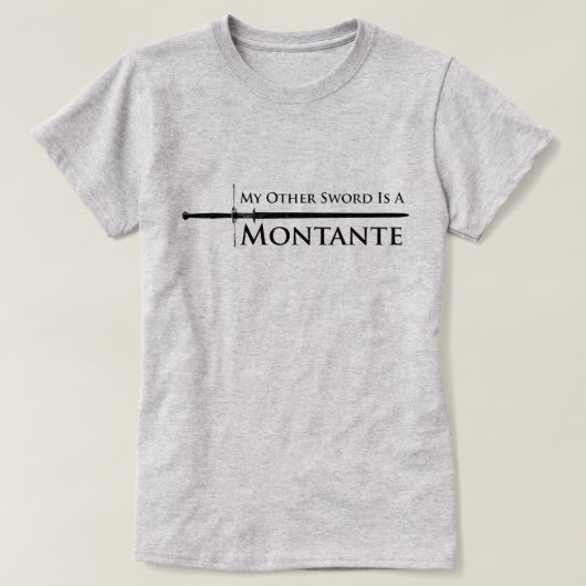 Montante: 他の剣 tシャツ (デザイン正面)