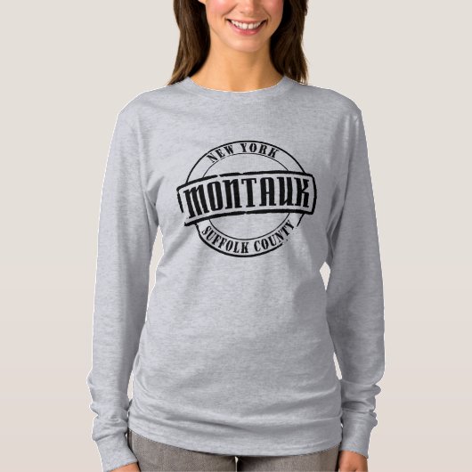 Montaukのタイトル Tシャツ (正面)