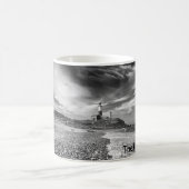 Montaukの灯台-端 コーヒーマグカップ (中央)