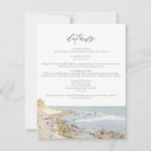 MONTAUKビーチニューヨーク海詳細挿入カード 招待状 (正面)