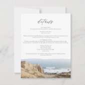 MONTAUKビーチニューヨーク海詳細挿入カード 招待状 (正面)