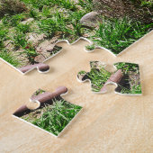 Montaukポイントの入口の村 ジグソーパズル (側面)