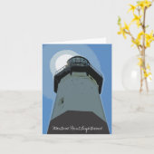 Montaukポイント灯台 カード (黄色い花)