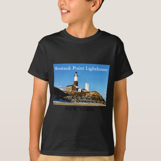 Montauk Int Lighthouse New York  Tシャツ (正面)