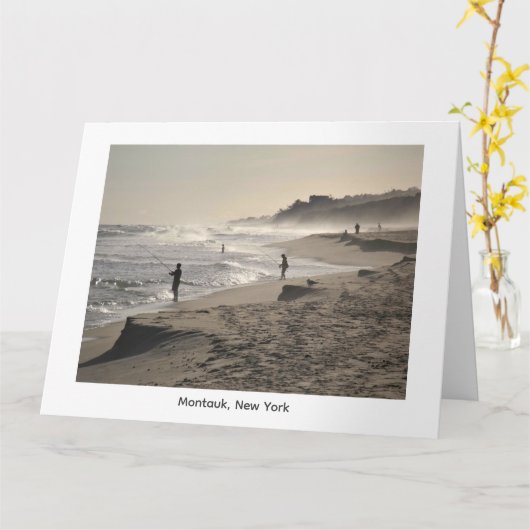 Montauk, New York  カード (黄色い花)