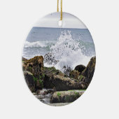 Montauk、NYのビーチ セラミックオーナメント (右)