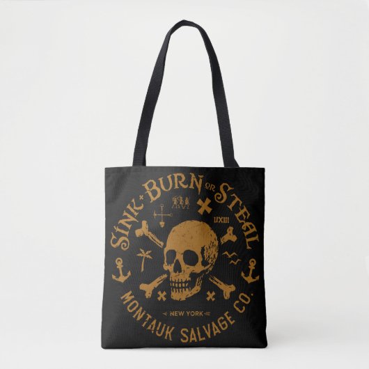 Montauk Salvage Co /  Sink, Burn or Steal Bag. トートバッグ (正面)
