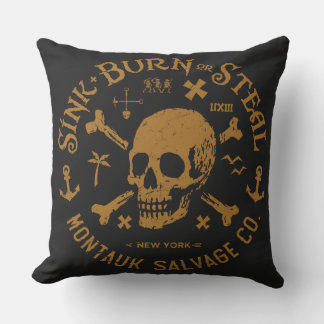 Montauk Salvage Co / Sink, Burn Or Steal Pillow アウトドアクッション