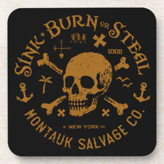 Montauk Salvage Co / Sink, Burn Or Steal Pillow コースター