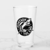 Montauk Salvage Company Shark Glass タンブラーグラス (正面)