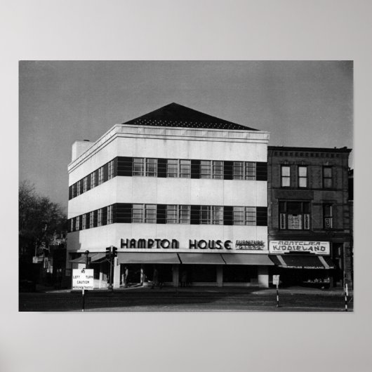 Montclair NJ，ストア，ヴィンテージ ポスター (正面)