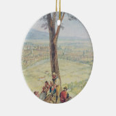 Monteマリオ、c.1818からのローマ(w/c鉛筆に セラミックオーナメント (右)