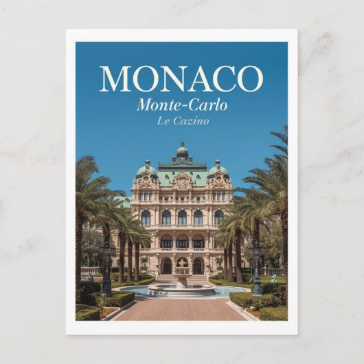  Monte Carlo Casino Monaco ポストカード (正面)