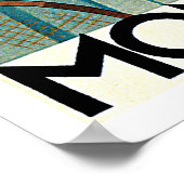 Monte Carlo Monaco Tennis Vintage Travel ポスター (角)