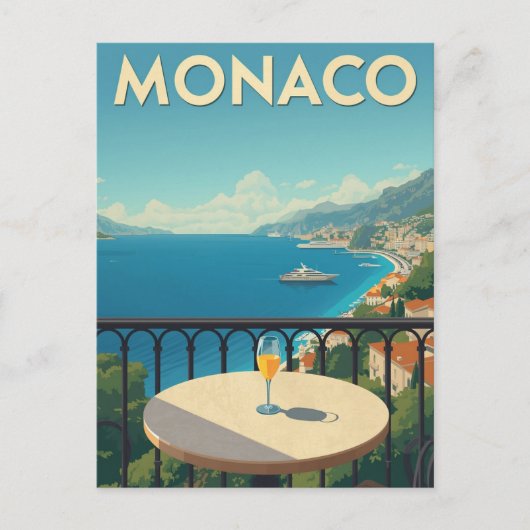Monte Carlo: Where the Sea Sparkles ポストカード (正面)