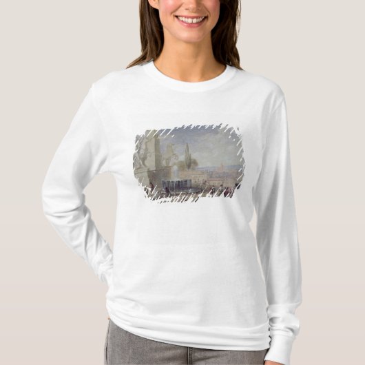 Monte Cavallo、ローマ Tシャツ (正面)