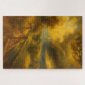 Montefalco Italy Turner Style Art Puzzle ジグソーパズル (横)