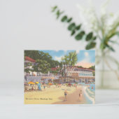 Montego Bay,ジャマイカヴィンテージ写真 – Doctor's Cave ポストカード (スタンド正面)