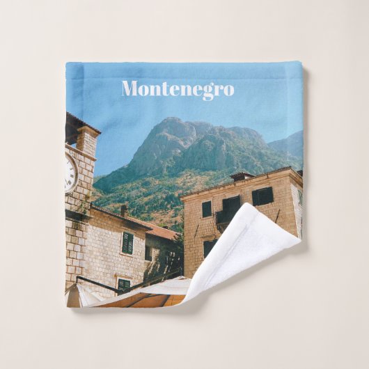 Montenegro Cityscape  ウォッシュタオル (ウォッシュタオル)