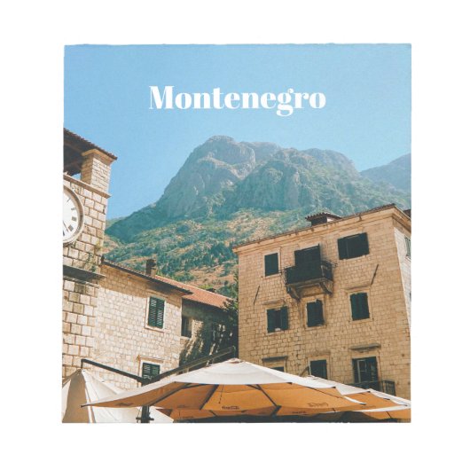 Montenegro Cityscape  ノートパッド (正面)