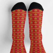 Montenegro Socks, patriotic Flag fashion ソックス (上部)