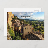 Montepulciano, Toscana, Italy シーズンポストカード (正面/裏面)