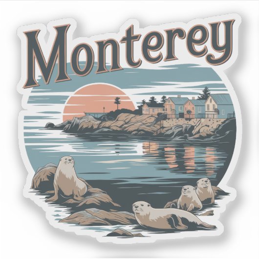Monterey シール (正面)