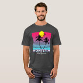 Monterey California Beach Summer Souvenir Oversize Tシャツ (正面フル)