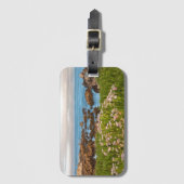 Monterey, California Coastal Spring ラゲッジタグ (正面縦)