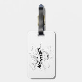 Monterey California Whales ラゲッジタグ (裏面縦)