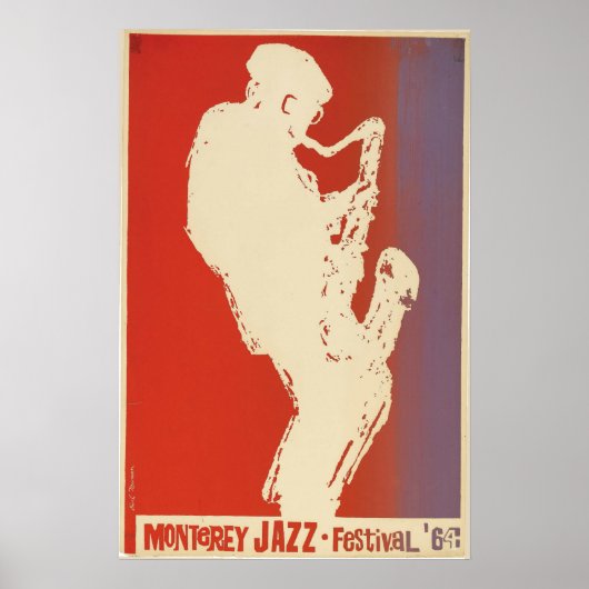 Monterey Jazz Festival Poster 1964 ポスター (正面)