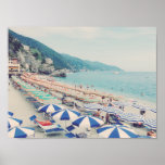 Monterosso al Mare, Cinque Terre，イタリア写真 ポスター<br><div class="desc">イタリアのCinque Terre、Monterosso al Mareのビーチの景色</div>